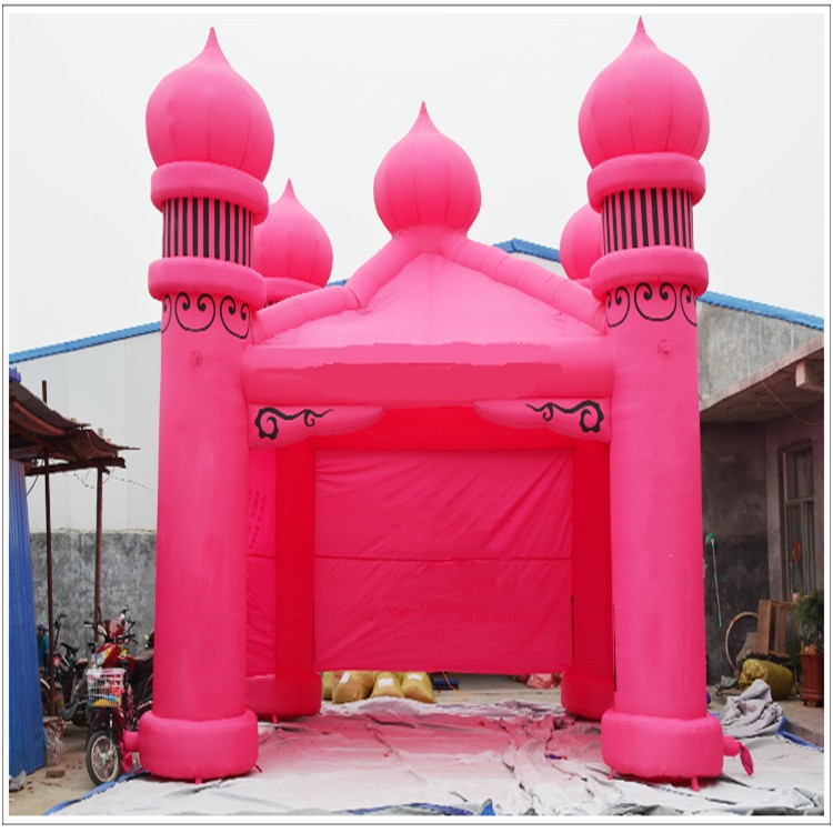龙河镇粉色帐篷